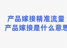 产品嫁接精准流量 产品嫁接是什么意思